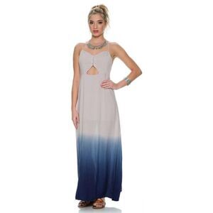 Swell Waterfall ombré maxi dress